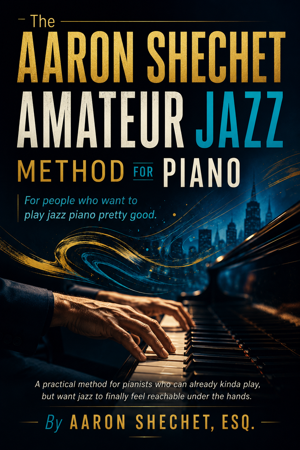 The Aaron Shechet Amateur Jazz Method for Piano cover